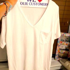 Soft and thick rag and bone white tee